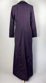 Long Sleeve Button Up Abaya+ Jilbab, Purple